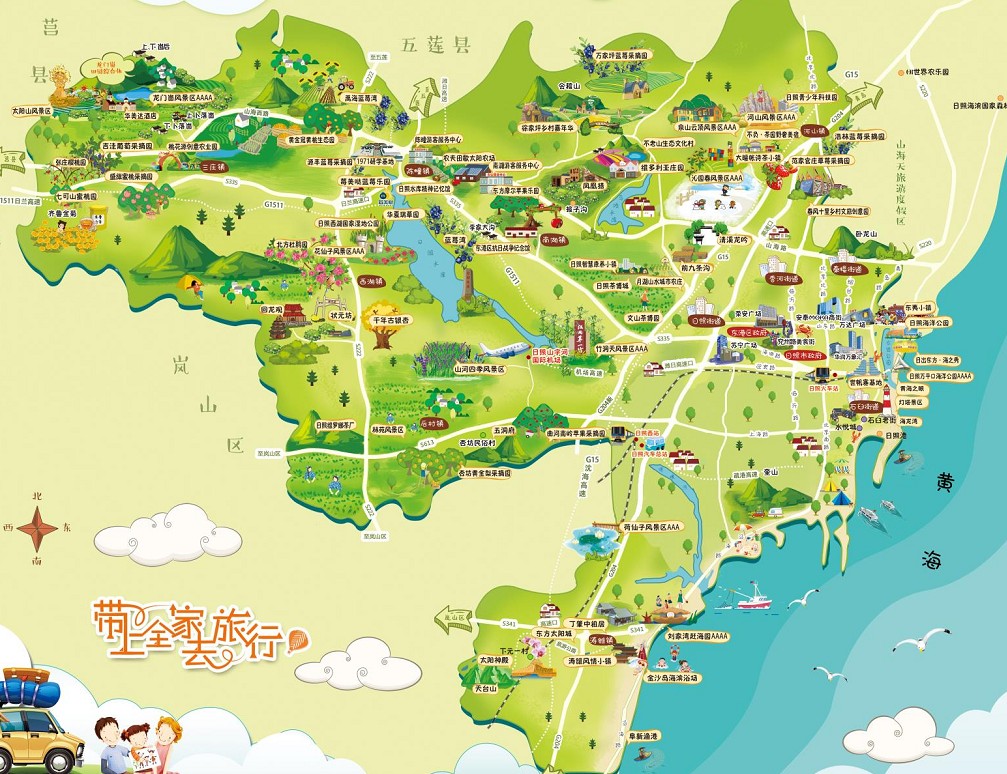晋宁景区使用手绘地图给景区能带来什么好处？